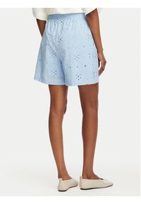 Vero Moda Szorty materiałowe Eliza 10346709 Niebieski jasny Regular Fit. Kolor: niebieski. Materiał: bawełna #5
