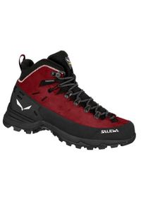 Buty trekkingowe damskie Salewa Alp Mate Winter Mid Wp. Kolor: czerwony, wielokolorowy. Materiał: skóra. Szerokość cholewki: normalna. Styl: sportowy #1
