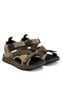 Clarks Sandały ATL Trek Tide 26181522 Beżowy. Kolor: beżowy. Materiał: materiał #3