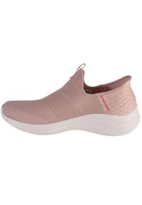 skechers - Buty sportowe Sneakersy damskie, Slip-Ins: Ultra Flex 3.0 - Cozy Streak. Kolor: różowy. Sport: turystyka piesza