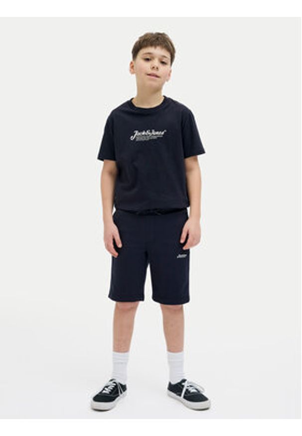 Jack & Jones Szorty sportowe Gordon 12270663 Granatowy Slim Fit. Kolor: niebieski. Materiał: bawełna. Styl: sportowy