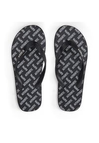 Kappa Japonki 371G1KW Black - Beige Lt Almond Kolorowy. Materiał: syntetyk, materiał. Wzór: kolorowy #1