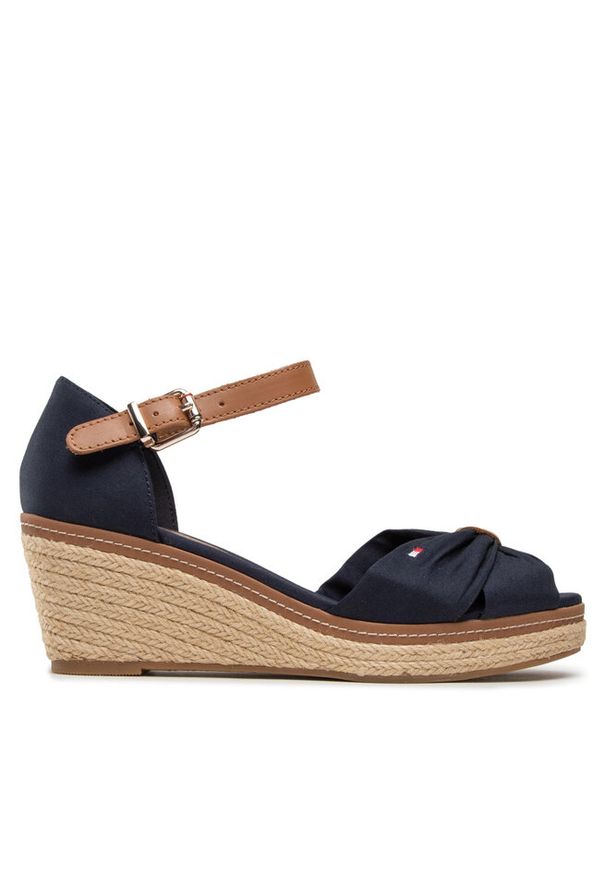 TOMMY HILFIGER - Espadryle Tommy Hilfiger. Kolor: niebieski