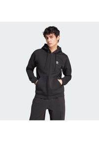 Adidas - adidas Bluza Trefoil Essentials IW5791 Czarny Regular Fit. Kolor: czarny. Materiał: bawełna #1