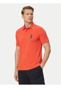Aeronautica Militare Polo 261PO1914UP00403 Czerwony Regular Fit. Typ kołnierza: polo. Kolor: czerwony. Materiał: bawełna #1