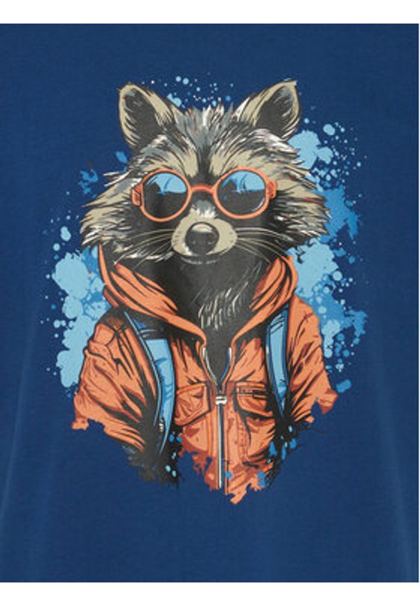Blend T-Shirt 20717754 Niebieski Regular Fit. Kolor: niebieski. Materiał: bawełna
