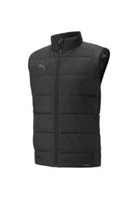 Puma - Męski Ocieplacz Na Ciało Team Liga. Kolor: czarny. Sport: turystyka piesza #1