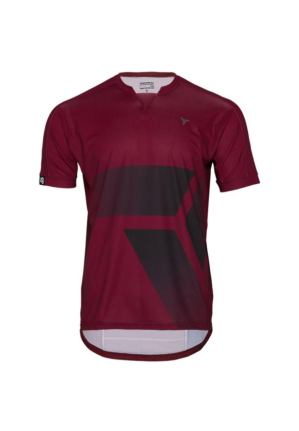 Silvini - Koszulka rowerowa (z krótkim rękawem) męska SILVINI Men Jersey GALLO. Kolor: czerwony, wielokolorowy, czarny. Materiał: jersey. Długość rękawa: krótki rękaw. Długość: krótkie