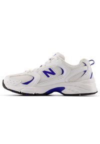 Buty unisex New Balance U530CSJ – białe. Kolor: biały. Materiał: syntetyk, materiał. Szerokość cholewki: normalna. Sezon: lato. Sport: turystyka piesza #5