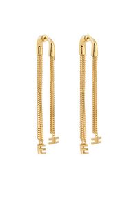 Elisabetta Franchi Kolczyki OR-01A-46E2-V320 Złoty. Materiał: metalowe. Kolor: złoty