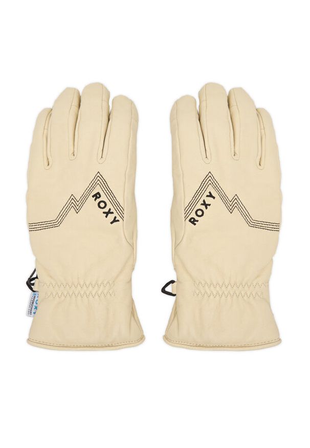 Roxy Rękawice narciarskie Eaststorm ERJHN03249 Beżowy. Kolor: beżowy. Materiał: skóra. Sport: narciarstwo