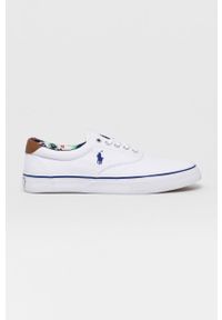 Polo Ralph Lauren - Tenisówki. Nosek buta: okrągły. Zapięcie: sznurówki. Kolor: biały. Materiał: guma #1