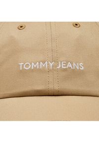 Tommy Jeans Czapka z daszkiem Tjm Linear Logo Cap AM0AM12024 Beżowy. Kolor: beżowy. Materiał: materiał #2