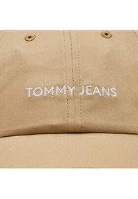 Tommy Jeans Czapka z daszkiem Tjm Linear Logo Cap AM0AM12024 Beżowy. Kolor: beżowy. Materiał: materiał #3