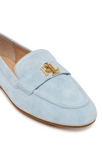 Lauren Ralph Lauren - LAUREN RALPH LAUREN Lordsy 802946809016 Niebieski jasny. Kolor: niebieski. Materiał: skóra, zamsz #6