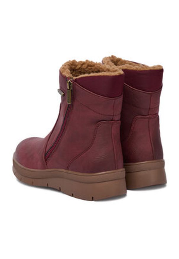 Go Soft Botki CEO-INES WS5921-03 Bordowy. Kolor: czerwony. Materiał: materiał
