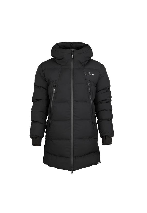 Bergson - Kurtka męska płaszcz SNOW LEOPARD Primaloft1. Kolor: czarny. Materiał: puch. Technologia: Primaloft. Sezon: zima. Sport: turystyka piesza