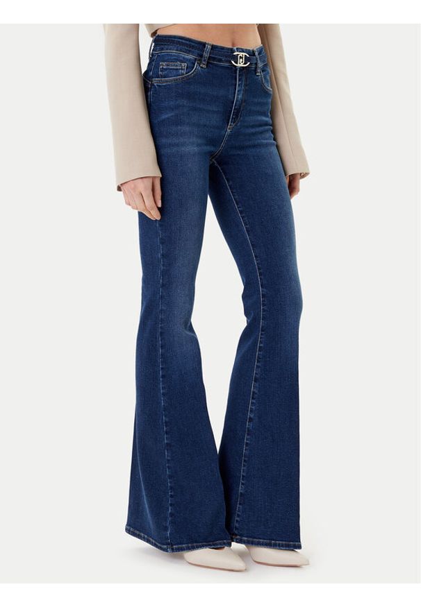Liu Jo Jeansy UF5099 D0264 78951 Granatowy Regular Fit. Kolor: niebieski. Materiał: jeans