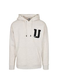 Bluza z kapturem Urban Classics oversized frottee patch. Typ kołnierza: kaptur. Kolor: szary #1