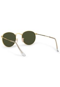 Ray-Ban Okulary przeciwsłoneczne Round Metal 0RB3447 001 Złoty. Kolor: złoty #3