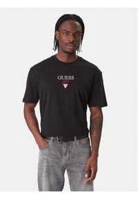 Guess Jeans T-Shirt M6RI45 K8HM0 Czarny Oversize. Kolor: czarny. Materiał: bawełna #1