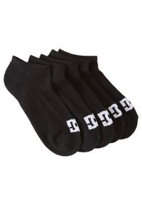 DC Shoes - dla Mężczyzn DC ANKLE 5PK Czarny. Kolor: brązowy, zielony, wielokolorowy. Materiał: poliester, materiał, poliamid, bawełna, elastan