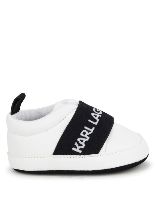 Karl Lagerfeld Kids Sneakersy Z30019 Biały. Kolor: biały