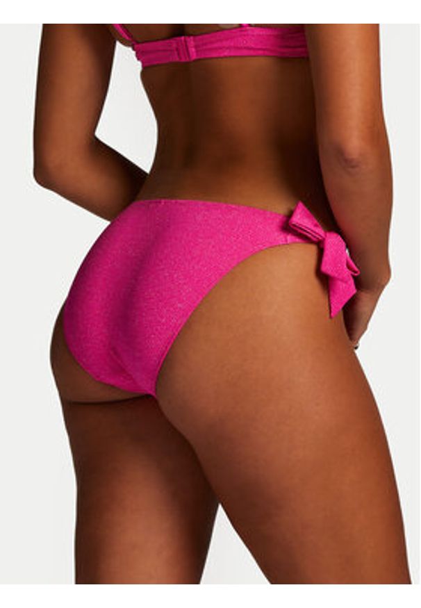 Hunkemöller Dół od bikini Scallop 204861 Różowy. Kolor: różowy. Materiał: syntetyk