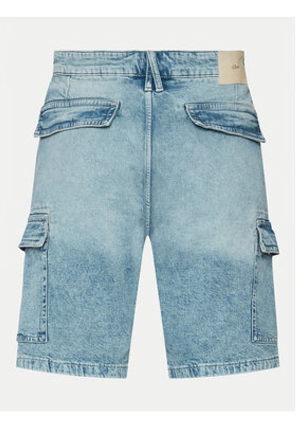 s.Oliver Szorty jeansowe 2144355 Niebieski Relaxed Fit. Kolor: niebieski. Materiał: bawełna