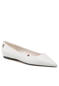 TOMMY HILFIGER - Baleriny Tommy Hilfiger. Kolor: biały #1