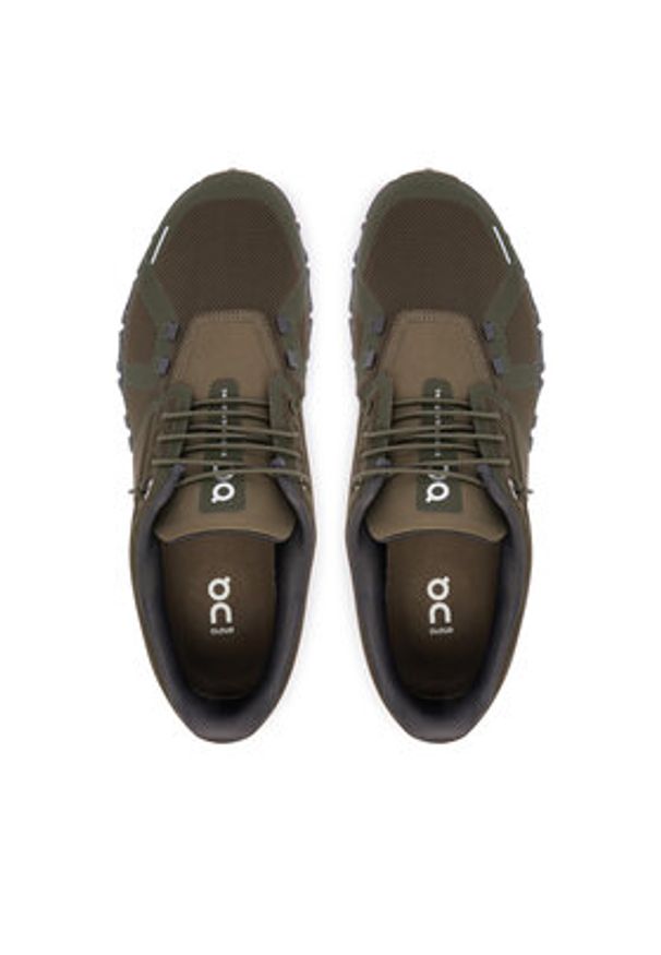 On Sneakersy Cloud 6 3MF10070656 Brązowy. Kolor: brązowy. Materiał: materiał