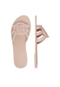Nine West Klapki CEO-CT1120 Kremowy. Kolor: kremowy. Materiał: materiał #5