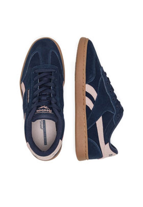 Reebok Sneakersy FORTE LOUNGER AR30252WDQT Granatowy. Kolor: niebieski. Materiał: zamsz, skóra