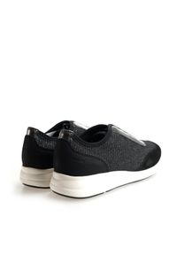 Geox Sneakersy "Ophira" | D021CA0EWHH | Ophira | Kobieta | Czarny. Nosek buta: okrągły. Zapięcie: bez zapięcia. Kolor: czarny. Materiał: tkanina, skóra ekologiczna. Wzór: aplikacja #3