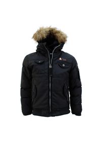 PEAK MOUNTAIN - Dziecięca kurtka puchowa Peak Mountain Ecoflik. Kolor: czarny. Materiał: puch #1
