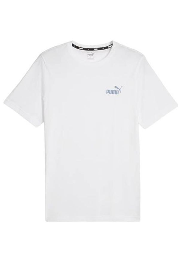 Koszulka sportowa męska Puma Ess Small Logo. Kolor: biały. Materiał: bawełna