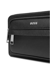 BOSS Saszetka nerka 50530098 Czarny. Kolor: czarny. Materiał: skóra #3