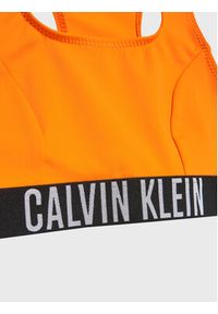 Calvin Klein Swimwear Strój kąpielowy KY0KY00027 Pomarańczowy. Kolor: pomarańczowy. Materiał: syntetyk