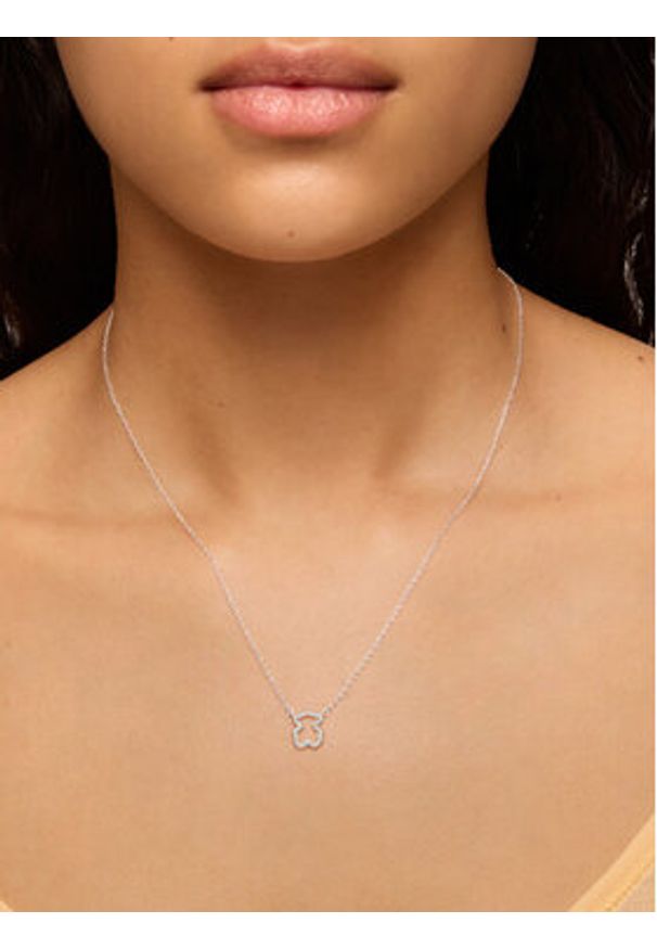 Tous - TOUS Naszyjnik New Silueta 1004439100 Srebrny. Materiał: srebrne. Kolor: srebrny