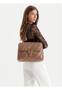 Pinko - PINKO Torebka Love Big Puff Cl . AI 23-24 PLTT 100037 A0F2 Brązowy. Kolor: brązowy. Materiał: skórzane #5