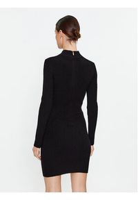 MICHAEL Michael Kors Sukienka dzianinowa MF381U46V1 Czarny Slim Fit. Kolor: czarny. Materiał: wełna #4