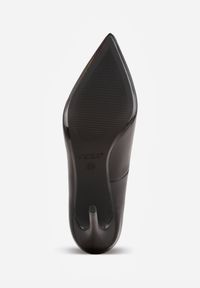 Born2be - Czarne Klasyczne Szpilki VICES o Gładkim Wykończeniu Selimya. Okazja: na co dzień, na ślub cywilny, do pracy, na wesele. Kolor: czarny. Materiał: jeans. Wzór: gładki. Obcas: na szpilce. Styl: klasyczny #3