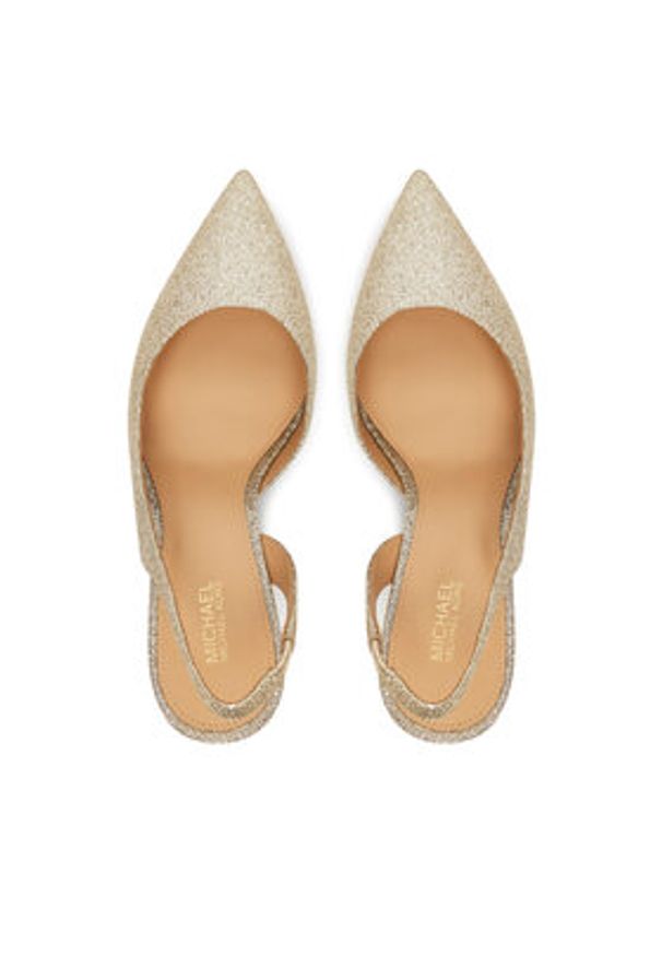 MICHAEL Michael Kors Szpilki Alina 40S5HNMP2M Złoty. Kolor: złoty. Materiał: skóra. Obcas: na szpilce