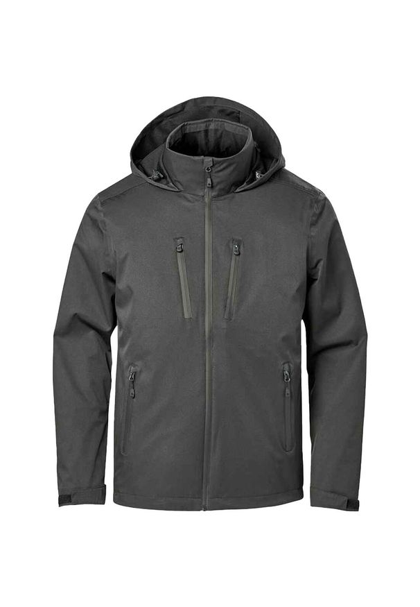 STORMTECH - Męska Lekka Kurtka Soft Shell Scirocco. Kolor: szary. Sport: turystyka piesza
