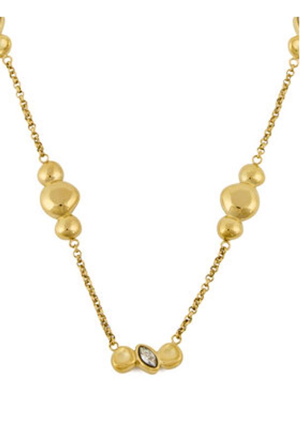 Guess Naszyjnik JUBN05 182JW Złoty. Materiał: metalowe. Kolor: złoty