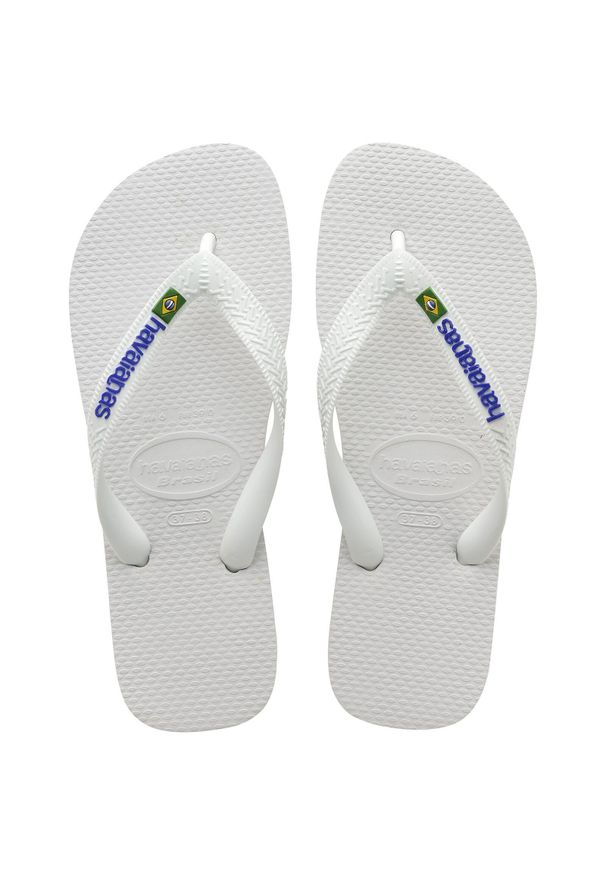 Klapki Havaianas Model 4110850 Kolor Biały. Okazja: na plażę. Kolor: biały. Materiał: syntetyk. Styl: sportowy