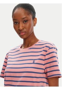 Polo Ralph Lauren T-Shirt 710938134010 Czerwony Custom Slim Fit. Typ kołnierza: polo. Kolor: czerwony. Materiał: bawełna #3