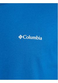 columbia - Columbia T-Shirt Rapid Ridge™ Back Graphic Tee II Niebieski Regular Fit. Kolor: niebieski. Materiał: syntetyk, bawełna