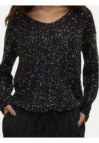 Vero Moda Bluzka Leilani 10318223 Czarny Loose Fit. Kolor: czarny. Materiał: syntetyk #4