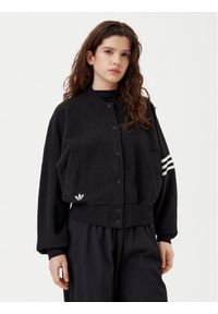 Adidas - adidas Bluza Neuclassics JI8525 Czarny Loose Fit. Kolor: czarny. Materiał: syntetyk, bawełna